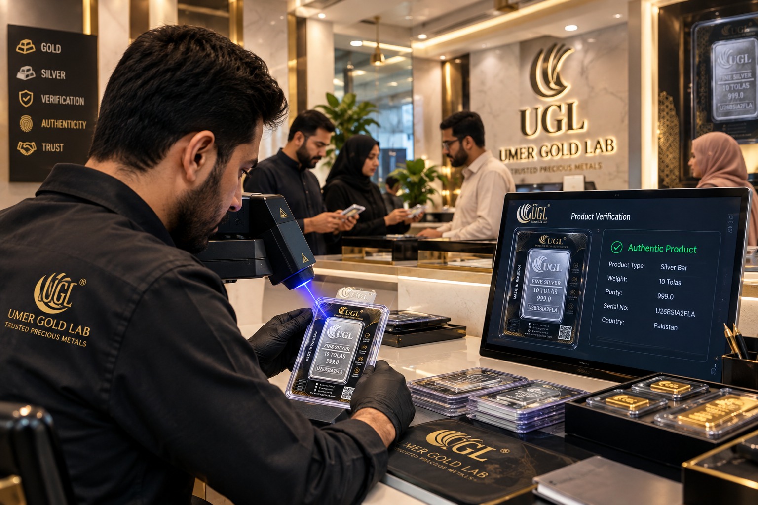 UGL Secure Gold and Silver Product Verification