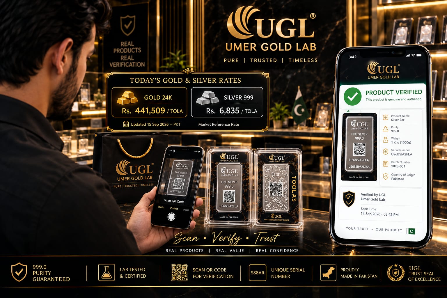 UGL Premium Gold and Silver Bullion